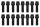 Fächerkrümmer Schrauben mit Zahnscheibe Ford Buick Chevrolet V8 5.6 5.7 6.6 7.0 7.5 6.5 L Uni