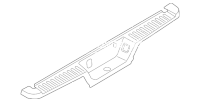 Trittfläche Stoßstange hinten F150 16-20