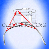 Radlaufzierleiste Chevrolet Chevelle vorne links 70 71 72...