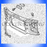 Querträger Rahmenträger unten Kühlerhalter...