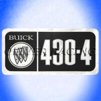 Aufkleber Buick 430-4 Ventildeckel 67 68 69 7,0L 4 fach...