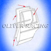 Türdichtung Hinten links CADILLAC Fleetwood 89-93...