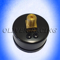 Benzindruckanzeige BAR / psi 1/8 NPT 0-1 BAR