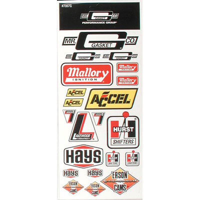 AUFKLEBERSET MR.GASKET
