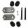 SCHÄKEL SET BLATTFEDER hinten (STÜCK) Camaro Firebird Nova
