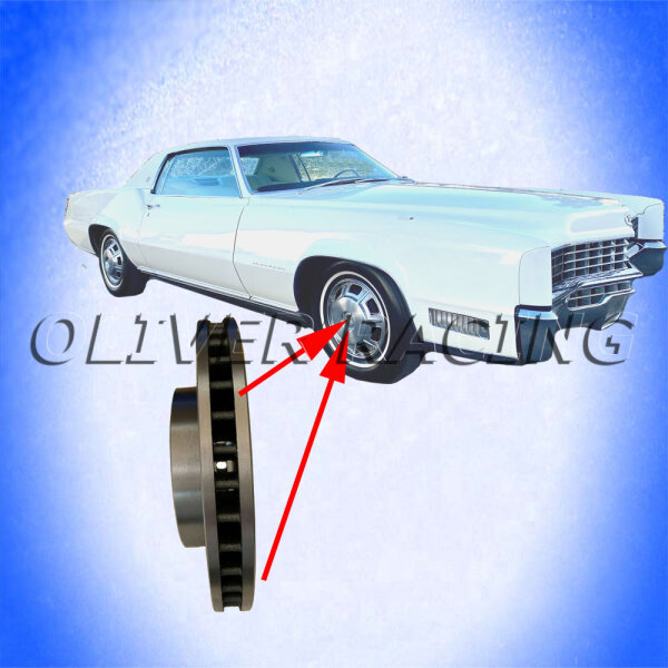 Bremsscheibe Cadillac Eldorado 67 68