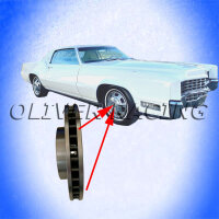Bremsscheibe Cadillac Eldorado 67 68