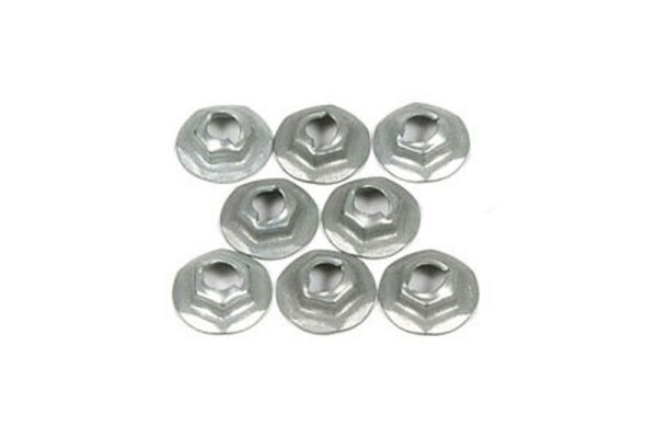 BLECHMUTTERN Set Befestigung Seitenbeleuchtung Chevrolet Corvette C3 74-82 10tlg