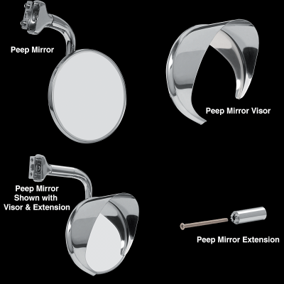 SPIEGEL BLENDE für Peep Mirror