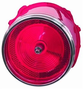 Rücklicht Rot mit Chrom Ring