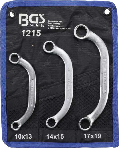 Starter- und Blockschlüssel-Satz | SW 10x13 - 17x19 mm | 3-tlg.