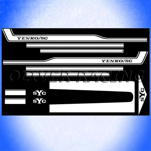 ZIERSTREIFENSET CAMARO YENKO 69 WEISS