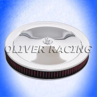 Offset Luftfilter Chrom 2" 51 mm