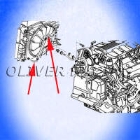 Leitung Automatikölkühler unten cadillac STS...