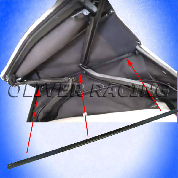 Plastik Führung Gleitschiene Cabrio 3-Bogen Dachspriegel Buick Lesabre Cadillac Eldorado Chevrolet Impala Pontiac Catalina 71-76