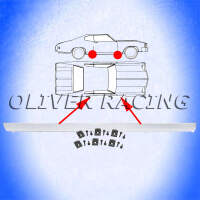 SCHWELLERLEISTE rechts Schweller Chevelle 1970 71 72...