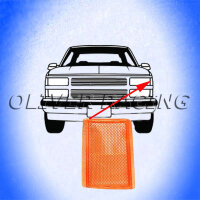 SEITENBEGRENZUNGSLEUCHTE Chevrolet 88-93 Links Fahrerseite