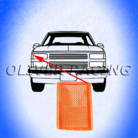 SEITENBEGRENZUNGSLEUCHTE Chevrolet 88-93 Rechts...
