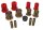 Querlenkerbuchsen Set Polyurethane Rot VA