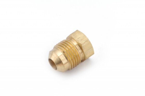 Verschlußschraube 5/8"-18 Messing 45°Konus SAE