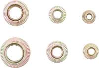 Nietmuttern-Sortiment | verzinkter Stahl | 150-tlg.