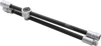 Rad-Kreuzschlüssel mit Gelenk | für PKW | Vierkant | SW 17 x 19 x 21 x 12,5 mm (1/2")