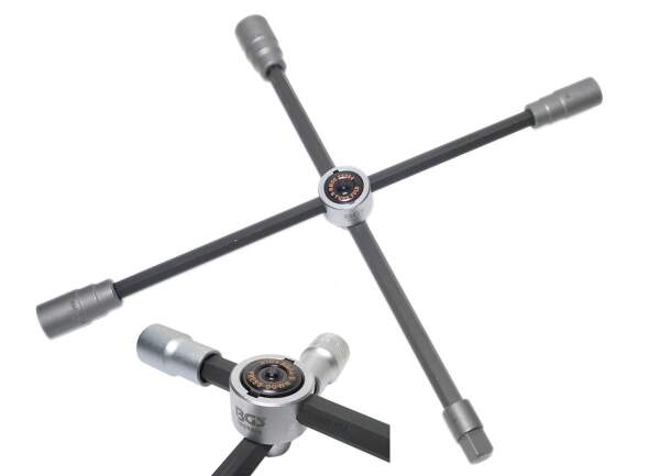 LKW-Radkreuz | faltbar | Vierkant | SW 24 x 27 x 32 x 20 mm (3/4")