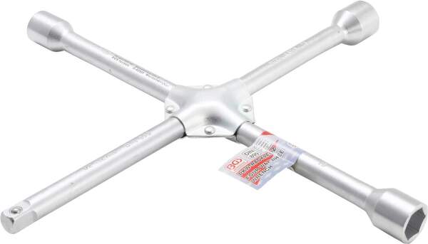 Rad-Kreuzschlüssel | für PKW | Vierkant | SW 17 x 19 x 21 x 12,5 mm (1/2")