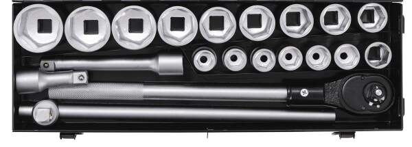 Steckschlüssel-Satz | Antrieb 20 mm (3/4") | SW 19 - 50 mm | 20-tlg.