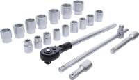 Steckschlüssel-Satz | Antrieb 20 mm (3/4") | SW 19 - 50 mm | 20-tlg.