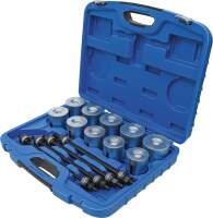 Zug- und Druckhülsen-Satz | mit 4 Spindeln | 24-tlg.