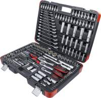Steckschlüssel-Satz | Antrieb 6,3 mm (1/4") / 10 mm (3/8") / 12,5 mm (1/2") | 216-tlg.