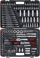 Steckschlüssel-Satz | Antrieb 6,3 mm (1/4") / 10 mm (3/8") / 12,5 mm (1/2") | 216-tlg.