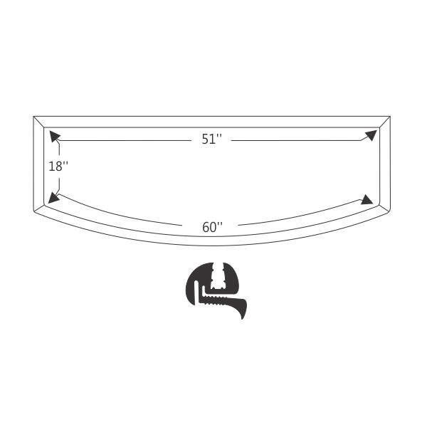 Frontscheibendichtung Windschutzscheibendichtung Buick 62-63