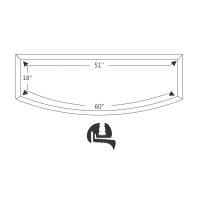 Frontscheibendichtung Windschutzscheibendichtung Buick 62-63