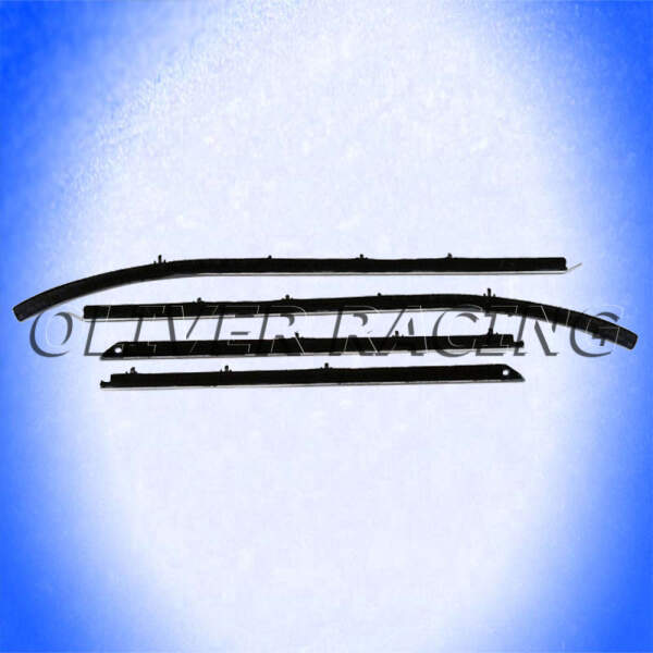 Fensterschachtleisten Satz aussen 70-72 Chevrolet 4 Türer Hardtop