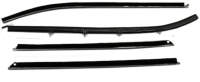 Fensterschachtleisten Satz aussen 70-72 Chevrolet 4 Türer Hardtop