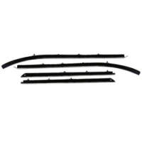 Fensterschachtleisten Satz aussen 70-72 Chevrolet 4 Türer Hardtop