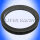 Luftfilter rund 14" x 2" 356mm x 51mm Auswaschbar Schwarz
