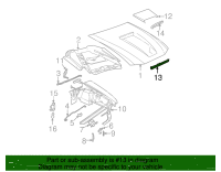 Blende Motorhaube ScoopHood 1999 2000 2001 2002 Ford Mustang SVT Cobra