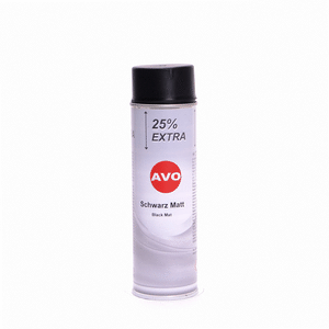 Lackspray 500 ml schwarz seiden matt