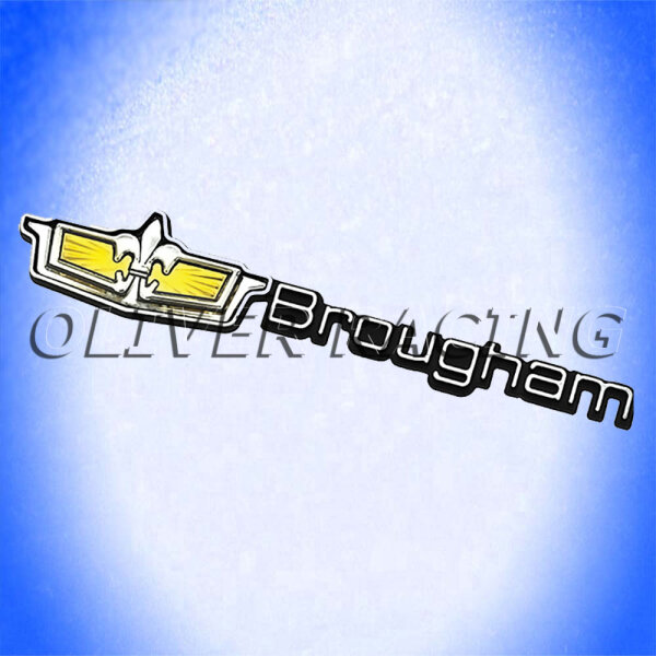 Brougham Emblem C-Säule Chevrolet Caprice 86 87 88 89 90
