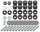 Rahmengummi Satz Chevrolet 64-67