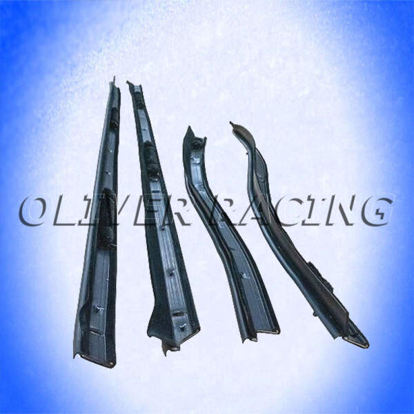 Fensterschachtleisten Cadillac Eldorado Cabrio 74 75 76 4 teiliges Set Schachtleisten Window Felt Sweeper