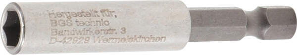 Magnetischer Bithalter, extra stark | Abtrieb Außensechskant 6,3 mm (1/4") | 60 mm