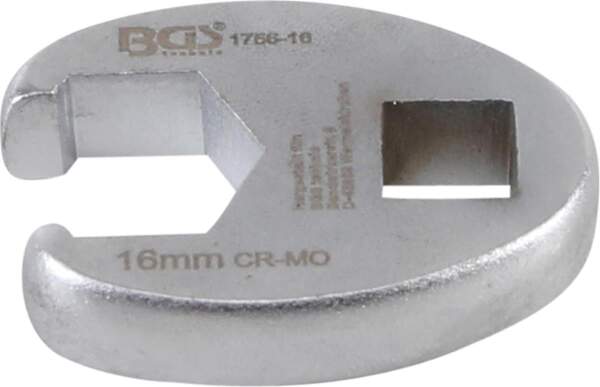 Hahnenfußschlüssel | Antrieb Innenvierkant 10 mm (3/8") | SW 16 mm