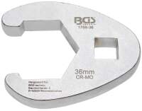 Hahnenfußschlüssel | Antrieb Innenvierkant 12,5 mm (1/2") | SW 36 mm