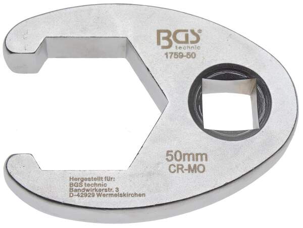 Hahnenfußschlüssel | Antrieb Innenvierkant 20 mm (3/4") | SW 50 mm