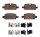 Bremsbelagsatz Hinterachse Premium Silverado 1500 Suburban 20-22