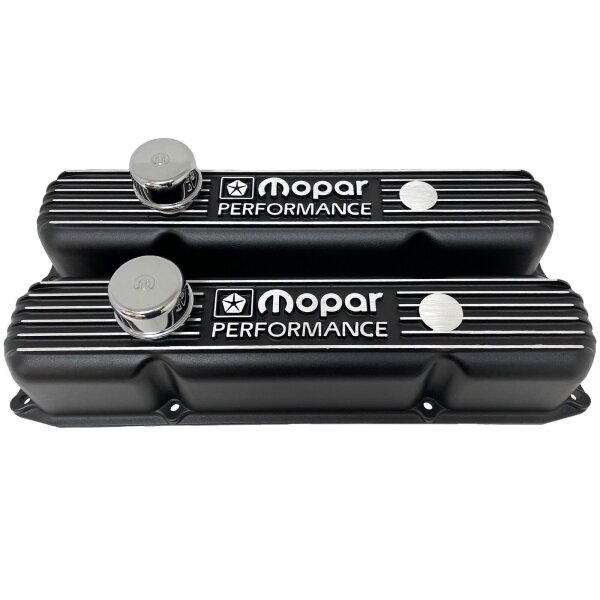 Ventildeckel Aluminium Schwarz MOPAR BIGBLOCK 383/400/440